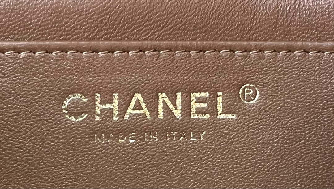 Chanel AS4151 Small Flap Bag With Top Handle Lambskin & Wenge Wood Brown - Default Title - View 8