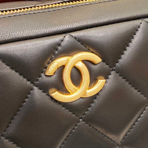 Chanel AS4198 MINI BOWLING BAG Lambskin & Wenge Wood Black - Default Title - View 9