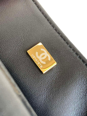 Chanel AS4199 Clutch Lambskin Gold tone Metal Black - Default Title - View 5