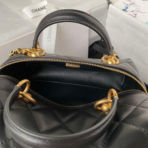 Chanel AS4201 Bag With Top Handle Calfskin Black - Default Title - View 7
