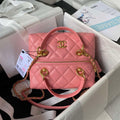 Chanel AS4201 Bag With Top Handle Calfskin Pink - Default Title - View 1