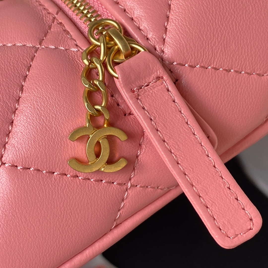 Chanel AS4201 Bag With Top Handle Calfskin Pink - Default Title - View 4
