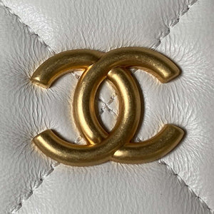 Chanel AS4201 Bag With Top Handle Calfskin White - Default Title - View 3