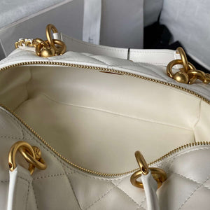 Chanel AS4201 Bag With Top Handle Calfskin White - Default Title - View 6