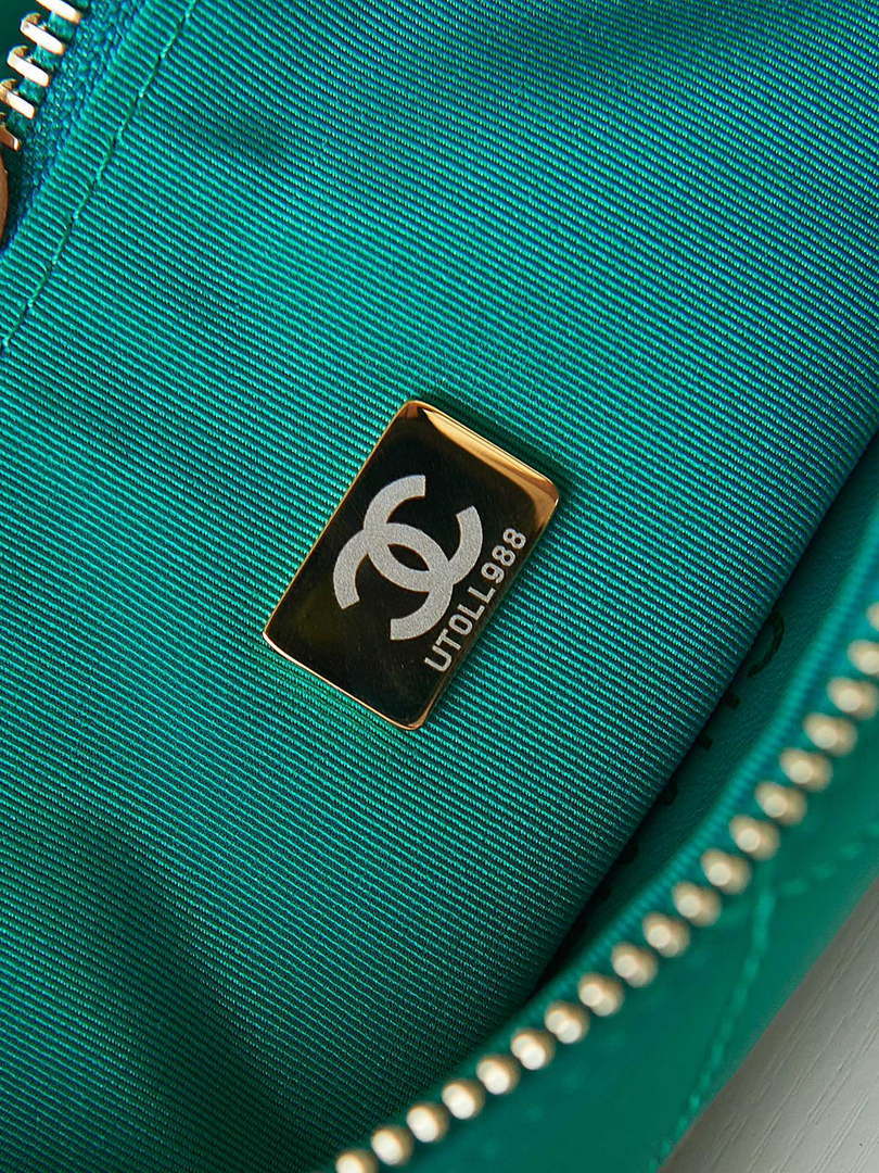 Chanel AS4220 HOBO Handbag Lambskin Green - Default Title - View 6