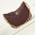Chanel AS4220 HOBO Handbag Lambskin Wine Red - Default Title - View 1