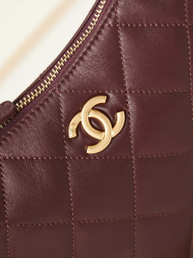Chanel AS4220 HOBO Handbag Lambskin Wine Red - Default Title - View 3