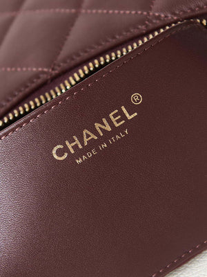 Chanel AS4220 HOBO Handbag Lambskin Wine Red - Default Title - View 9