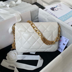 Chanel AS4231 Small Flap Bag Lambskin White - Default Title - View 2