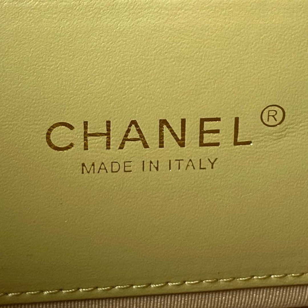 Chanel AS4231 Small Flap Bag Lambskin Yellow