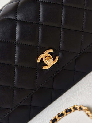 Chanel AS4232 Small Flap Bag With Top Handle Lambskin Black - Default Title - View 2