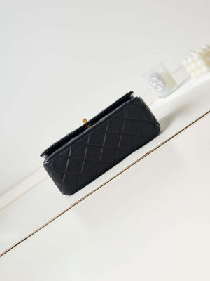 Chanel AS4232 Small Flap Bag With Top Handle Lambskin Black - Default Title - View 6