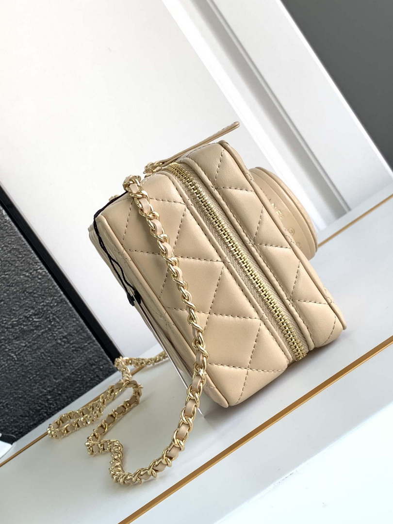 Chanel AS4817 Camera Case Apricot Lambskin Bag - Default Title - View 2