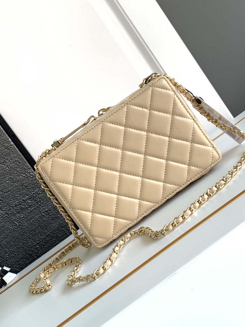 Chanel AS4817 Camera Case Apricot Lambskin Bag - Default Title - View 3