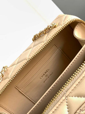 Chanel AS4817 Camera Case Apricot Lambskin Bag - Default Title - View 9