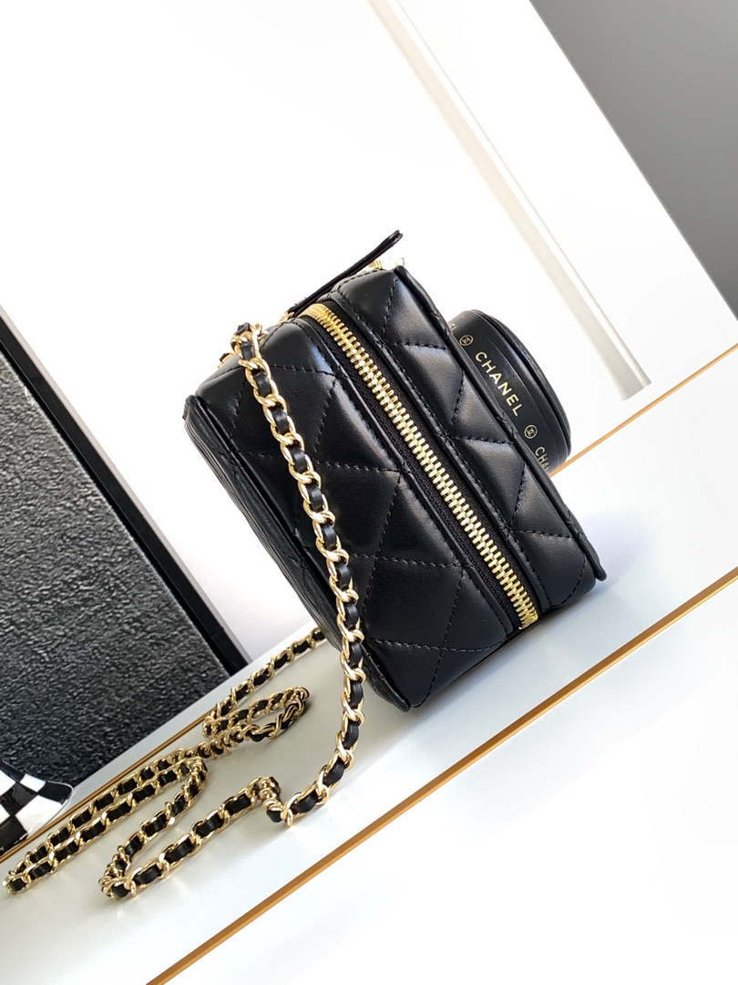 Chanel AS4817 Camera Case Black Lambskin Bag - Default Title - View 2
