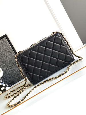 Chanel AS4817 Camera Case Black Lambskin Bag - Default Title - View 3