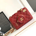 Chanel AS4817 Camera Case Red Lambskin Bag - Default Title - View 1