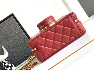 Chanel AS4817 Camera Case Red Lambskin Bag - Default Title - View 4