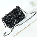 Chanel AS4268 EVENING Bag Strass Crystal Pearls & Ruthenium-Finish Metal - Default Title - View 1