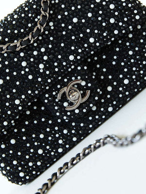 Chanel AS4268 EVENING Bag Strass Crystal Pearls & Ruthenium-Finish Metal - Default Title - View 2