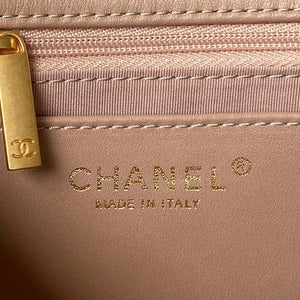 Chanel AS4274 Mini Flap Crossbody Bag Lambskin Apricot - Default Title - View 8