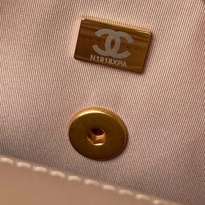Chanel AS4274 Mini Flap Crossbody Bag Lambskin Apricot - Default Title - View 9