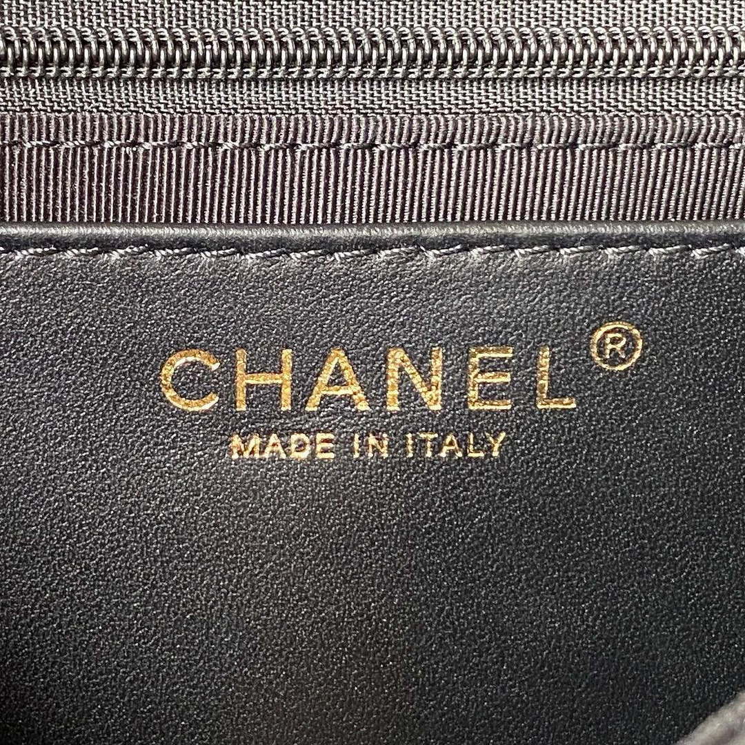 Chanel AS4274 Mini Flap Crossbody Bag Lambskin Black