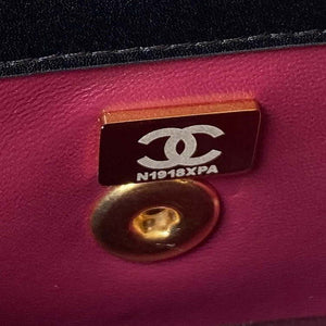 Chanel AS4306 Small Flap bag with Handle Lambskin Black - Default Title - View 9