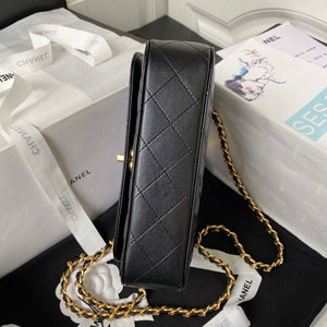 Chanel AS4307 Flap bag with Handle Lambskin Black - Default Title - View 6