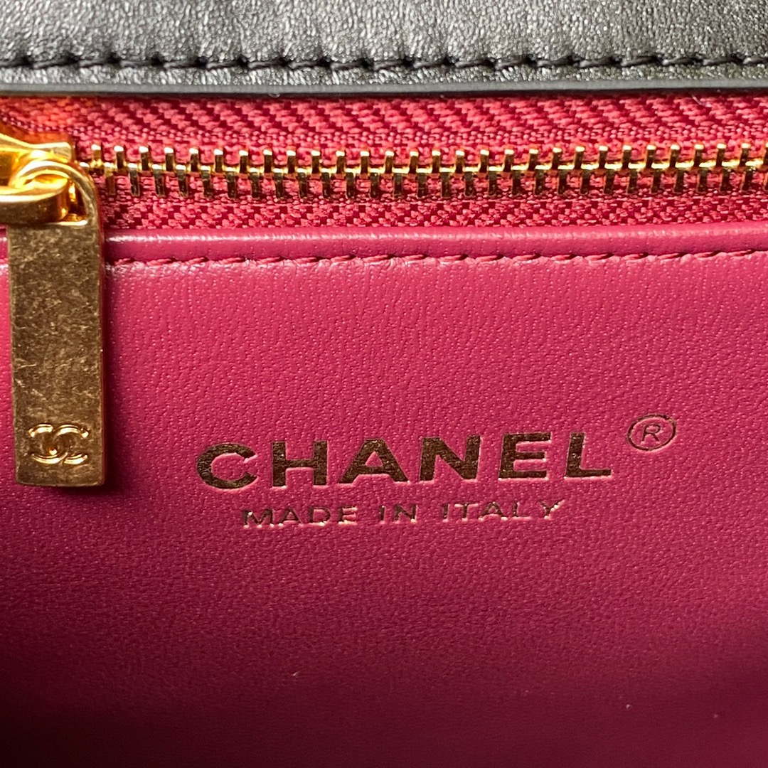 Chanel AS4307 Flap bag with Handle Lambskin Black - Default Title - View 8