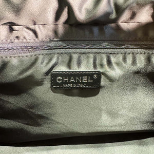 Chanel AS4364 Large Bowling Bag Nylon & Silver-Tone Metal Black - Default Title - View 7