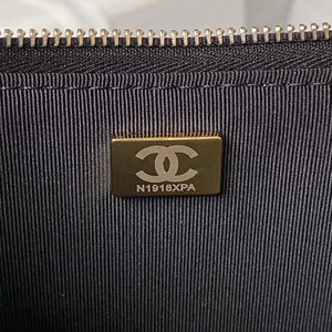 Chanel AS4368 Large HOBO Bag Shiny Crumpled Lambskin & Gold-Tone Metal Black - Default Title - View 9