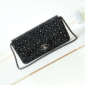 Chanel AS4372 Clutch Bag Strass Crystal Pearls & Ruthenium-Finish Metal - Default Title - View 1