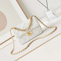 Chanel AS4384 Mini Flap Bag Pearly Lambskin Imitation Pearls & Gold-Tone Metal White - Default Title - View 1