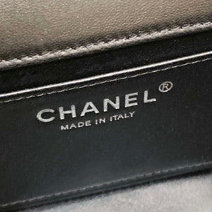 Chanel AS4388 Small Flap Bag Patent Calfskin & Black Metal Pink - Default Title - View 9