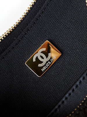 Chanel AS4422 23K Hobo Bag Lambskin Gold Metal Black - Default Title - View 8
