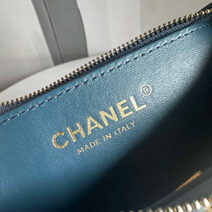 Chanel AS4422 23K Hobo Bag Lambskin Gold Metal Navy Blue - Default Title - View 8