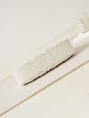 Chanel AS4422 23K Hobo Bag Lambskin Gold Metal White - Default Title - View 7