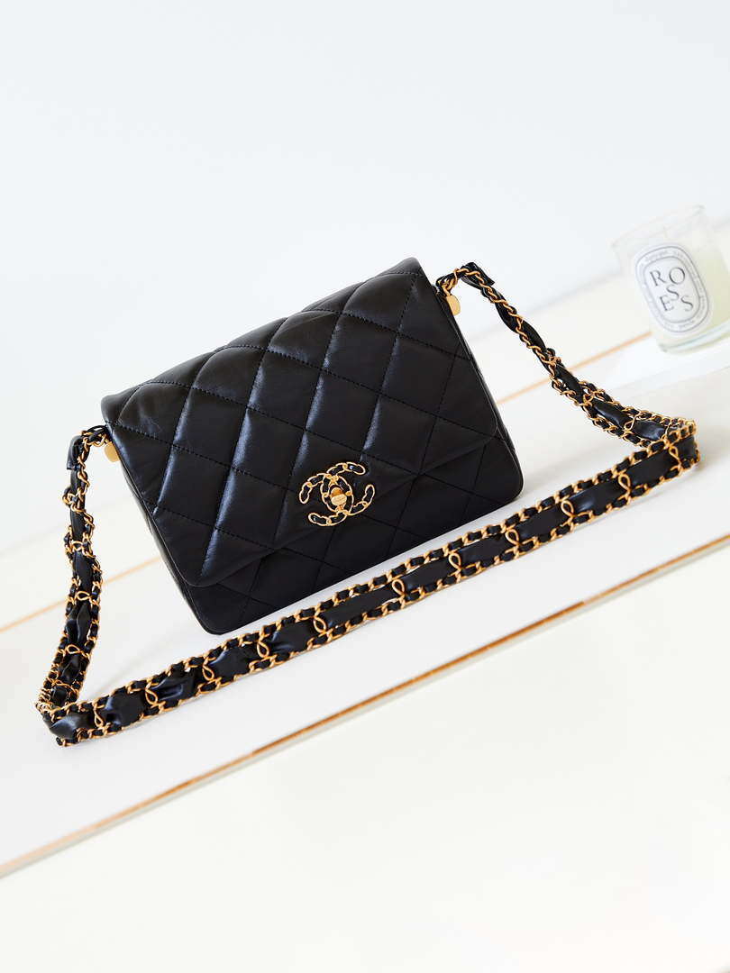 Chanel AS4423 Flap Lambskin bag Black - Default Title - View 1