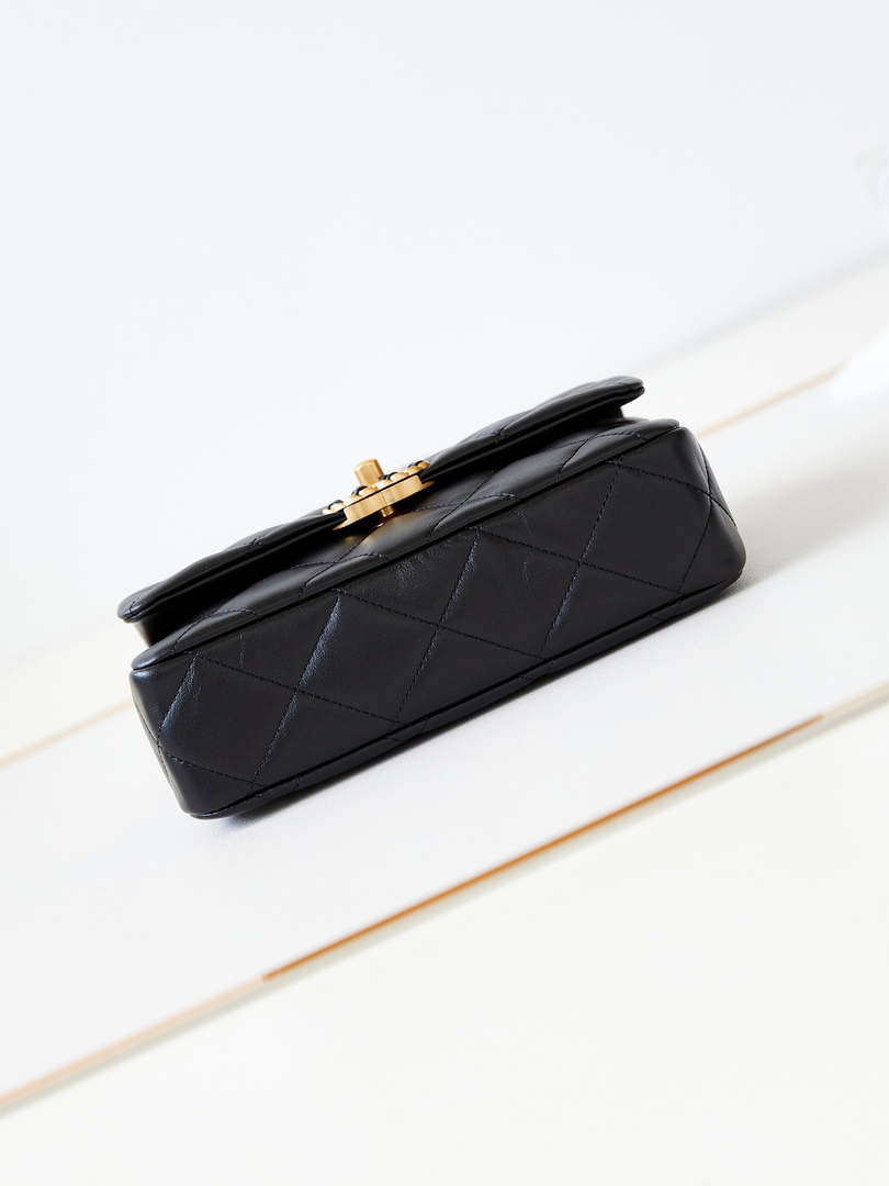 Chanel AS4423 Flap Lambskin bag Black - Default Title - View 6