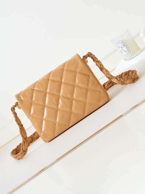 Chanel AS4423 Flap Lambskin bag Brown - Default Title - View 4