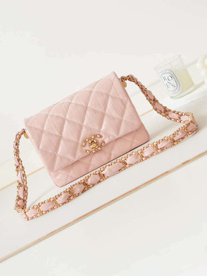Chanel AS4423 Flap Lambskin bag Pink - Default Title - View 1
