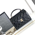 Chanel AS4511 Patent Calfskin & Gold-Tone Metal Black - Default Title - View 1