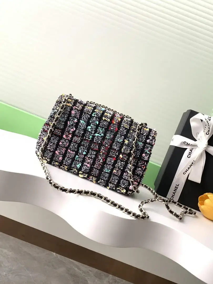 Chanel AS4561 25K Evening Colorful sequins mini Lambskin Bag