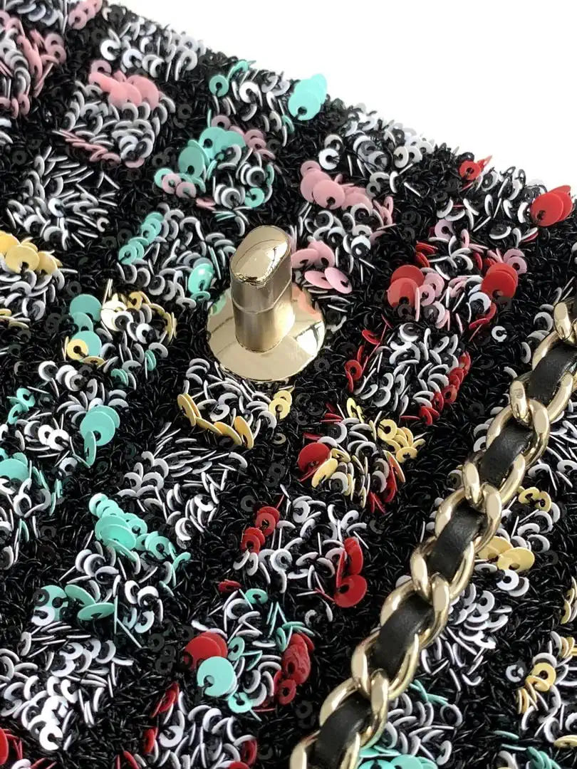 Chanel AS4561 25K Evening Colorful sequins mini Lambskin Bag