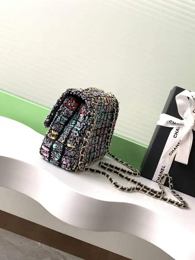 Chanel AS4561 25K Evening Colorful sequins mini Lambskin Bag