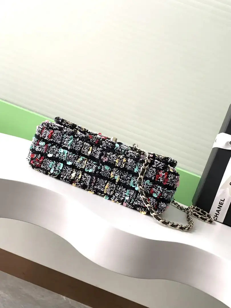 Chanel AS4561 25K Evening Colorful sequins mini Lambskin Bag