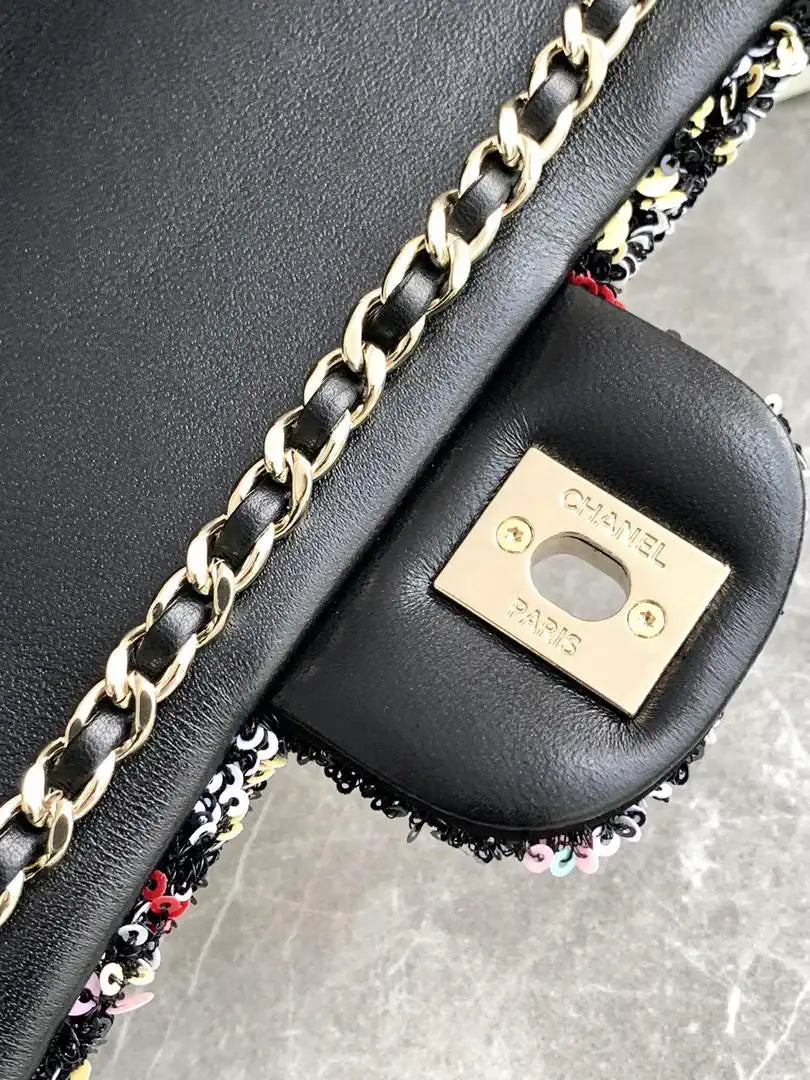 Chanel AS4561 25K Evening Colorful sequins mini Lambskin Bag