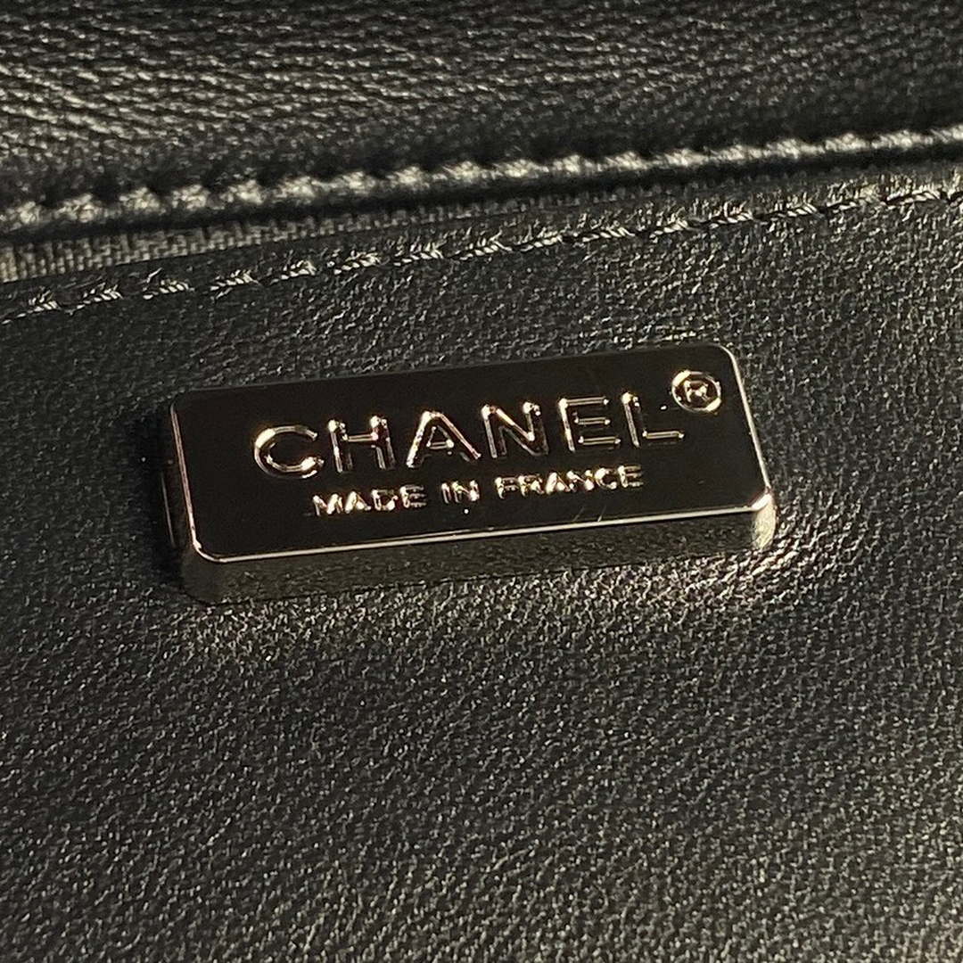 Chanel AS4561 Evening Bag Sequins & Silver-Tone Metal Black &  White - Default Title - View 9